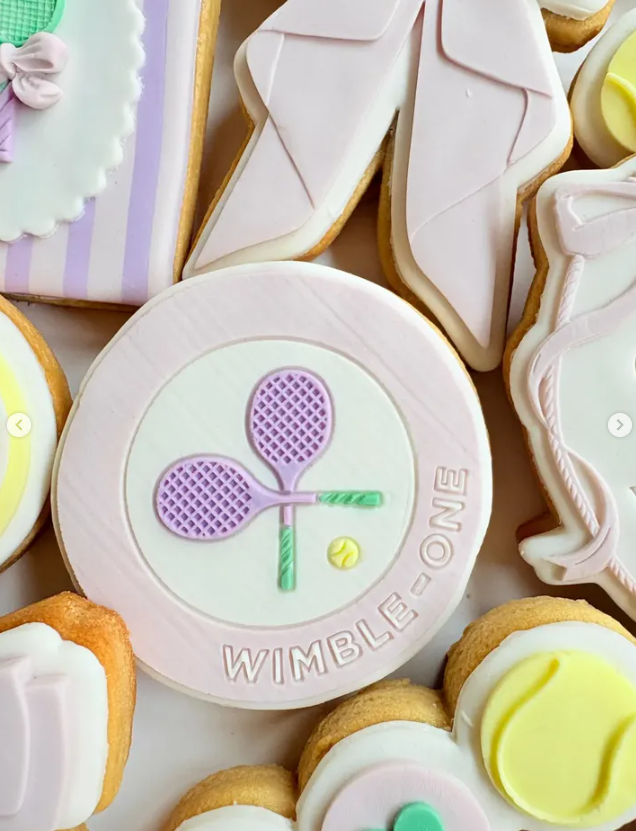 Wimble-One Tennis Cookie Stamp & Cutter