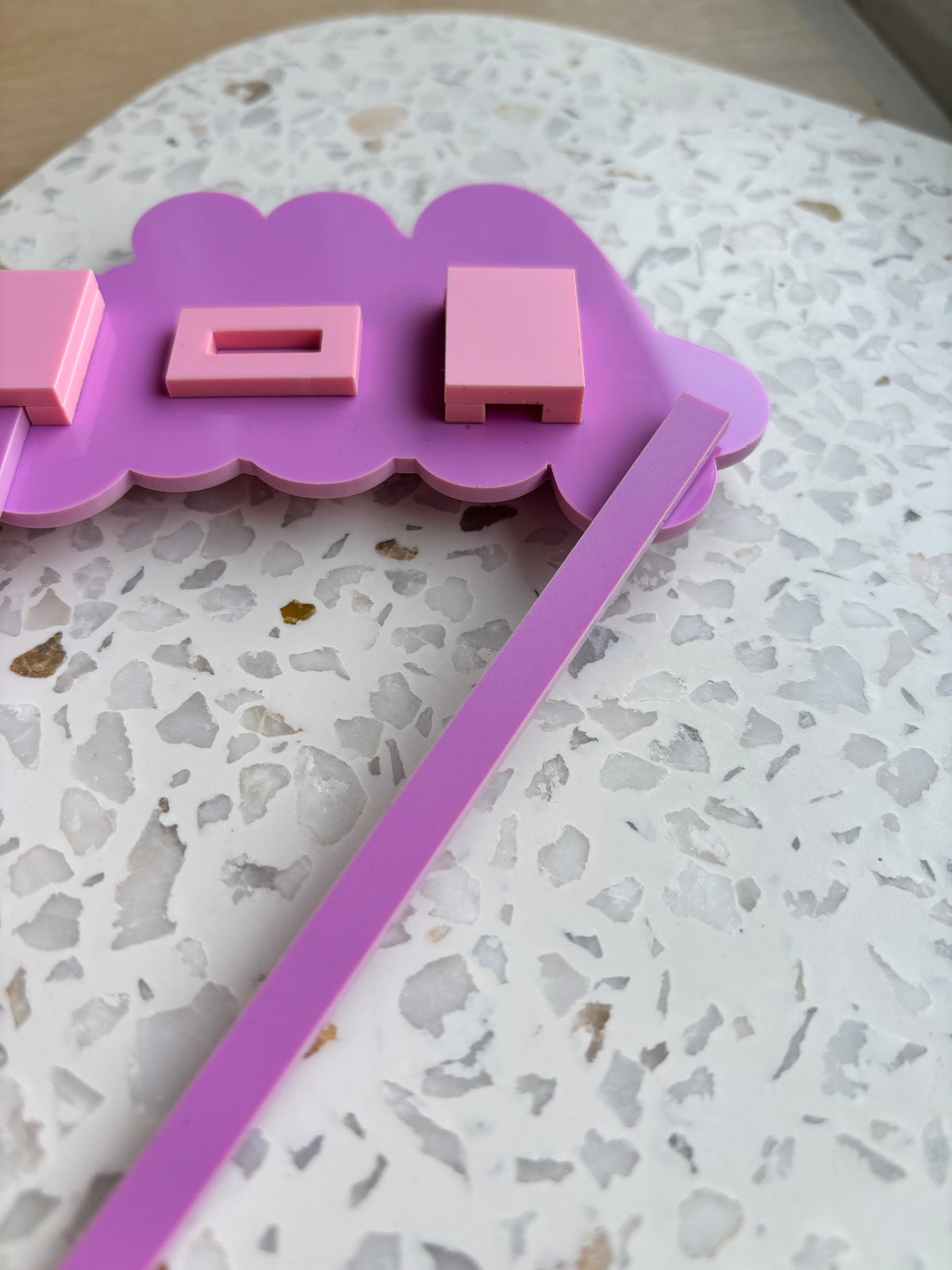 3 Layer Name Cake Interchangeable Topper Fropper