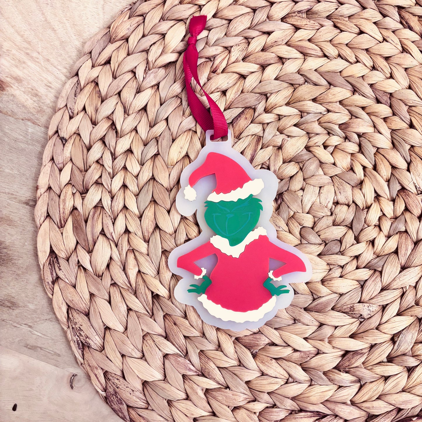 Christmas Grinch Ornament