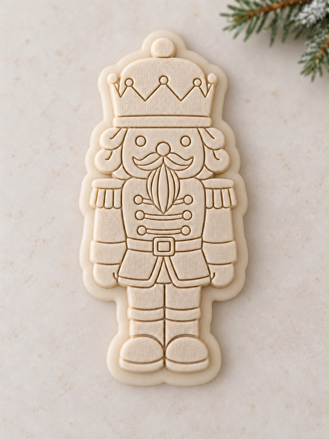 Le Monde de Mely | White Christmas – Classic Nutcracker Cookie Stamp & Cutter