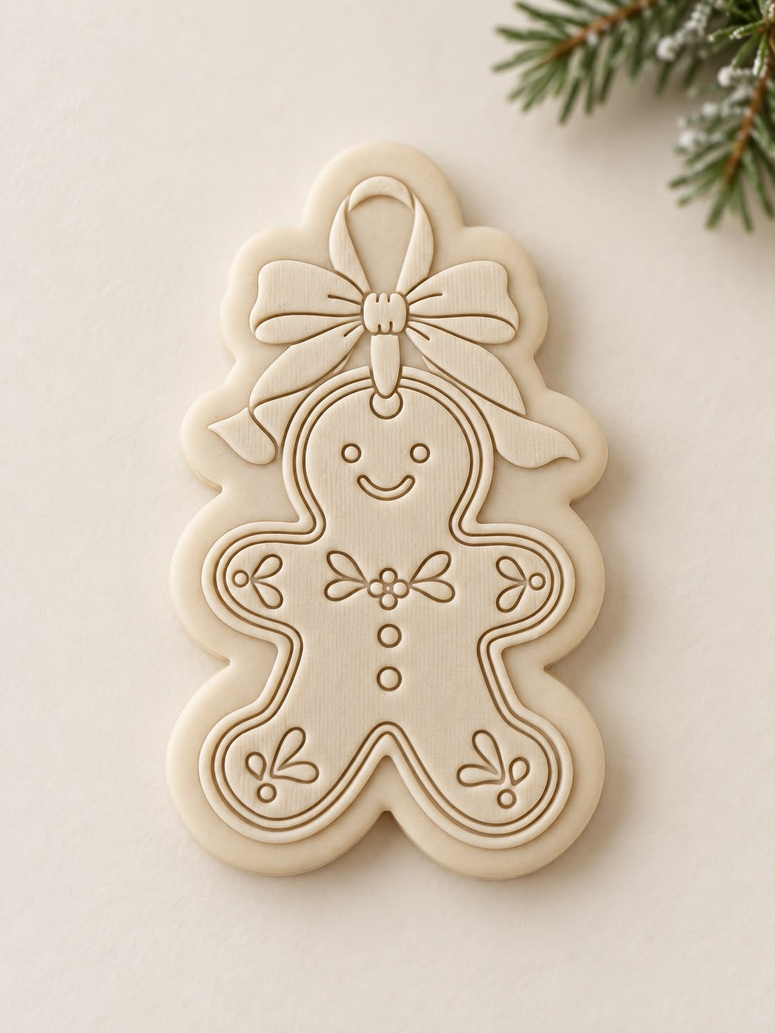 Le Monde de Mely | Classic Christmas – Gingerbread Ornament Cookie Stamp