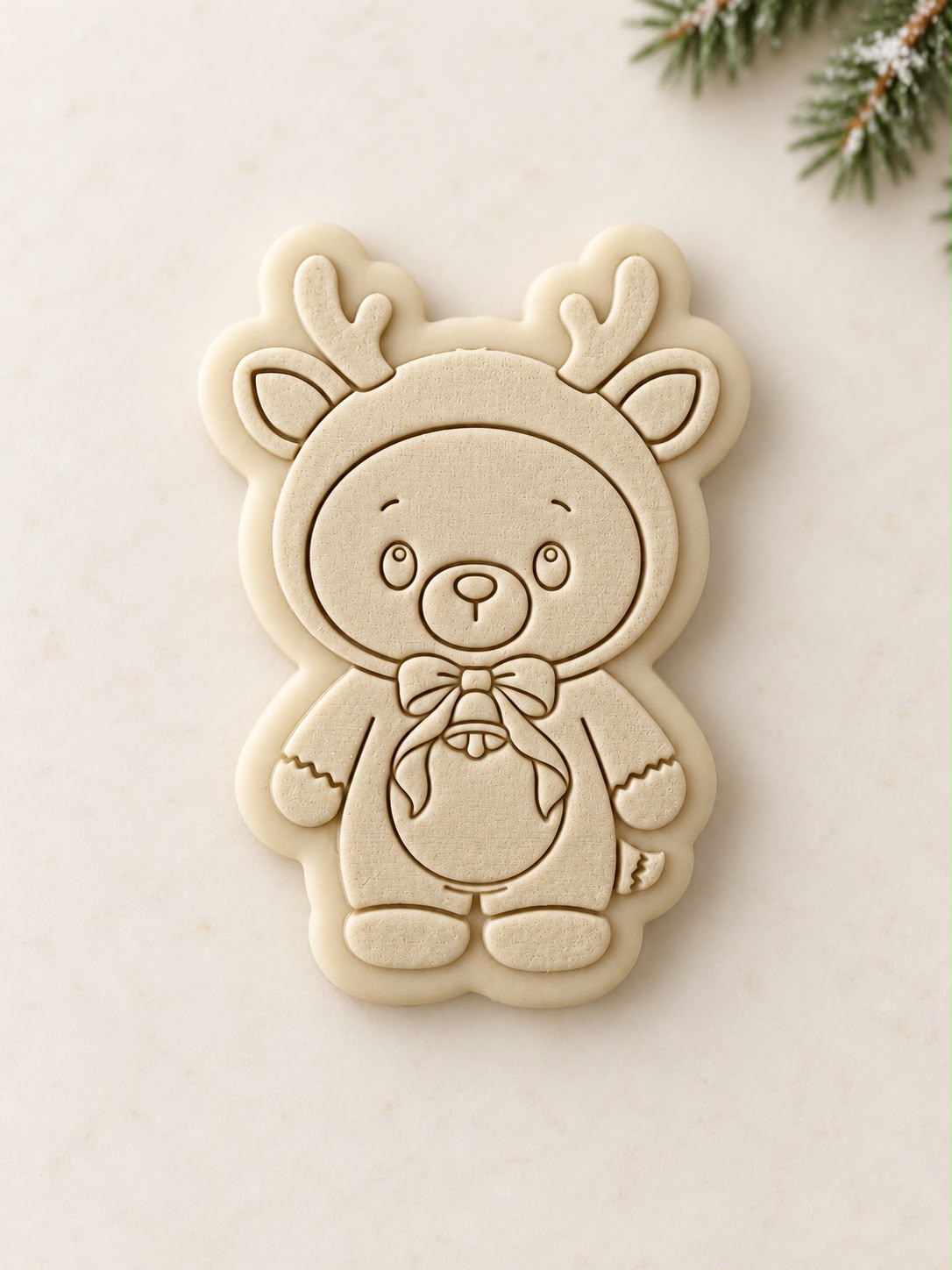 Le Monde de Mely | Christmas Teddies – ReindeerTeddy Cookie Stamp