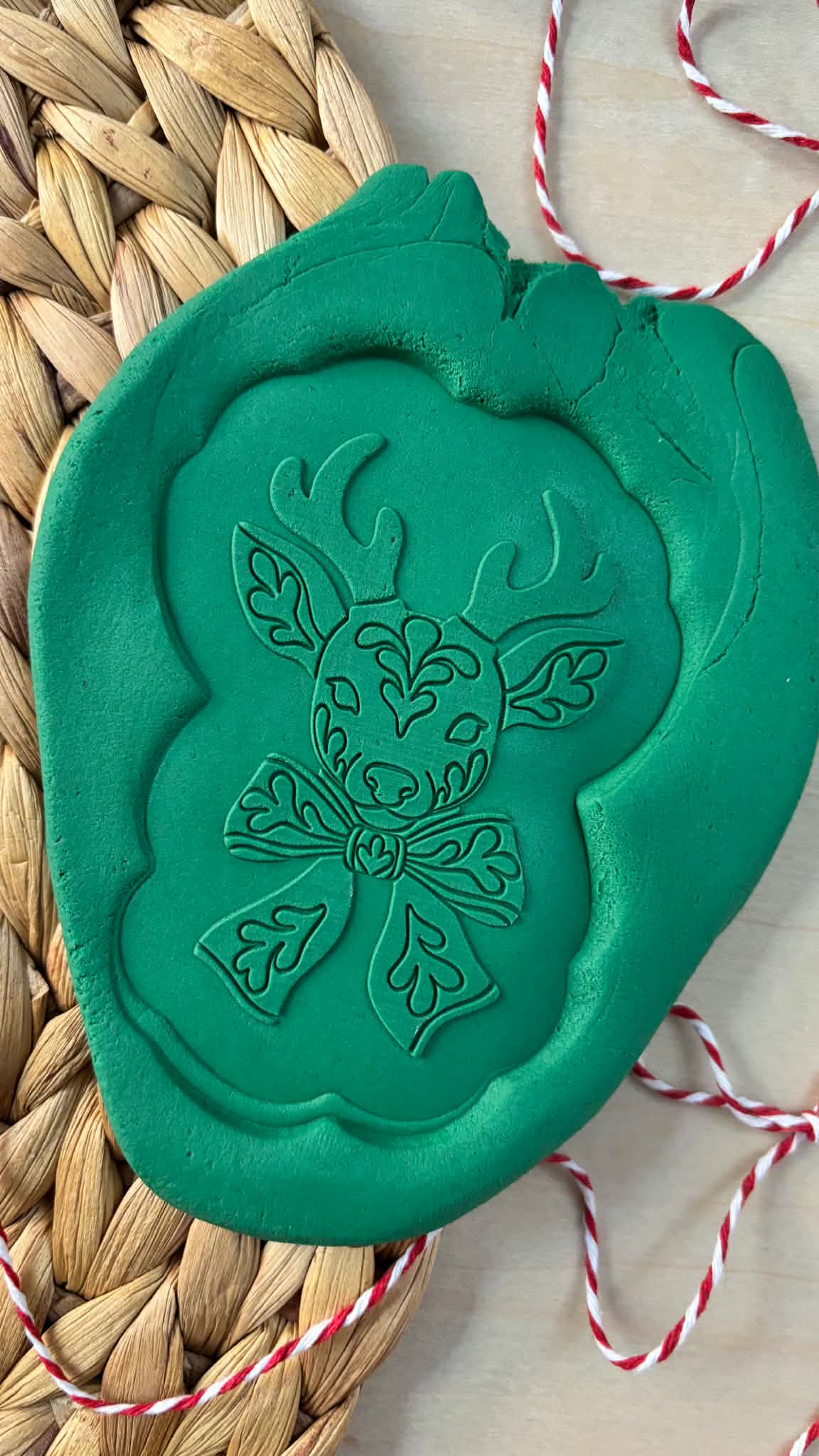 Le Monde de Mely | Christmas Toile – Reindeer Cookie Stamp