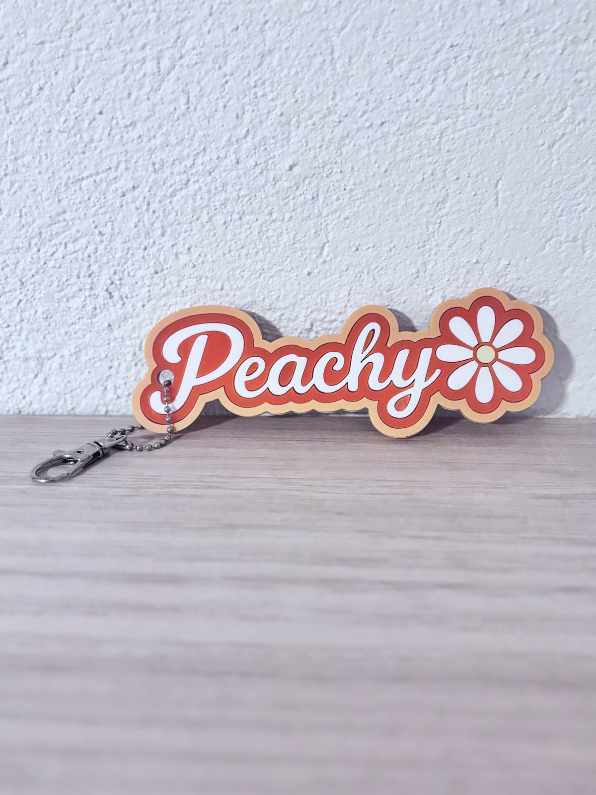 Flower Name Keyring