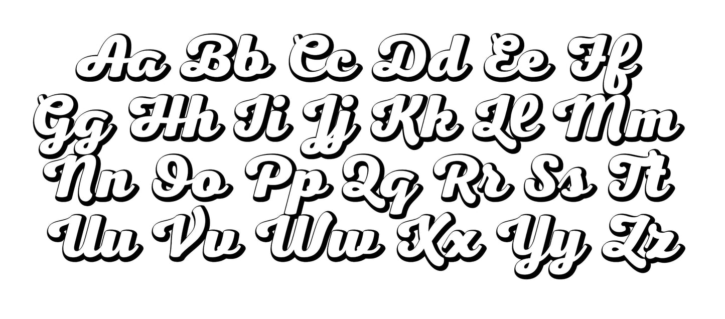 Wood Bubble Name Sign