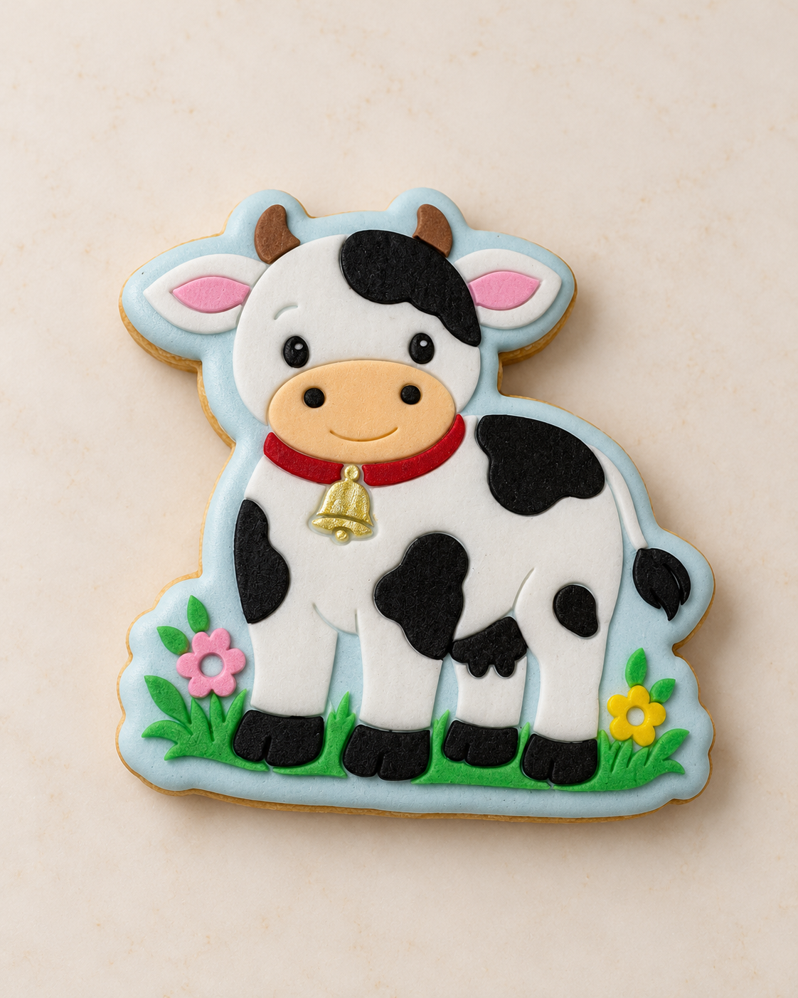 Little Farm Cow Cookie Stamp & Cutter