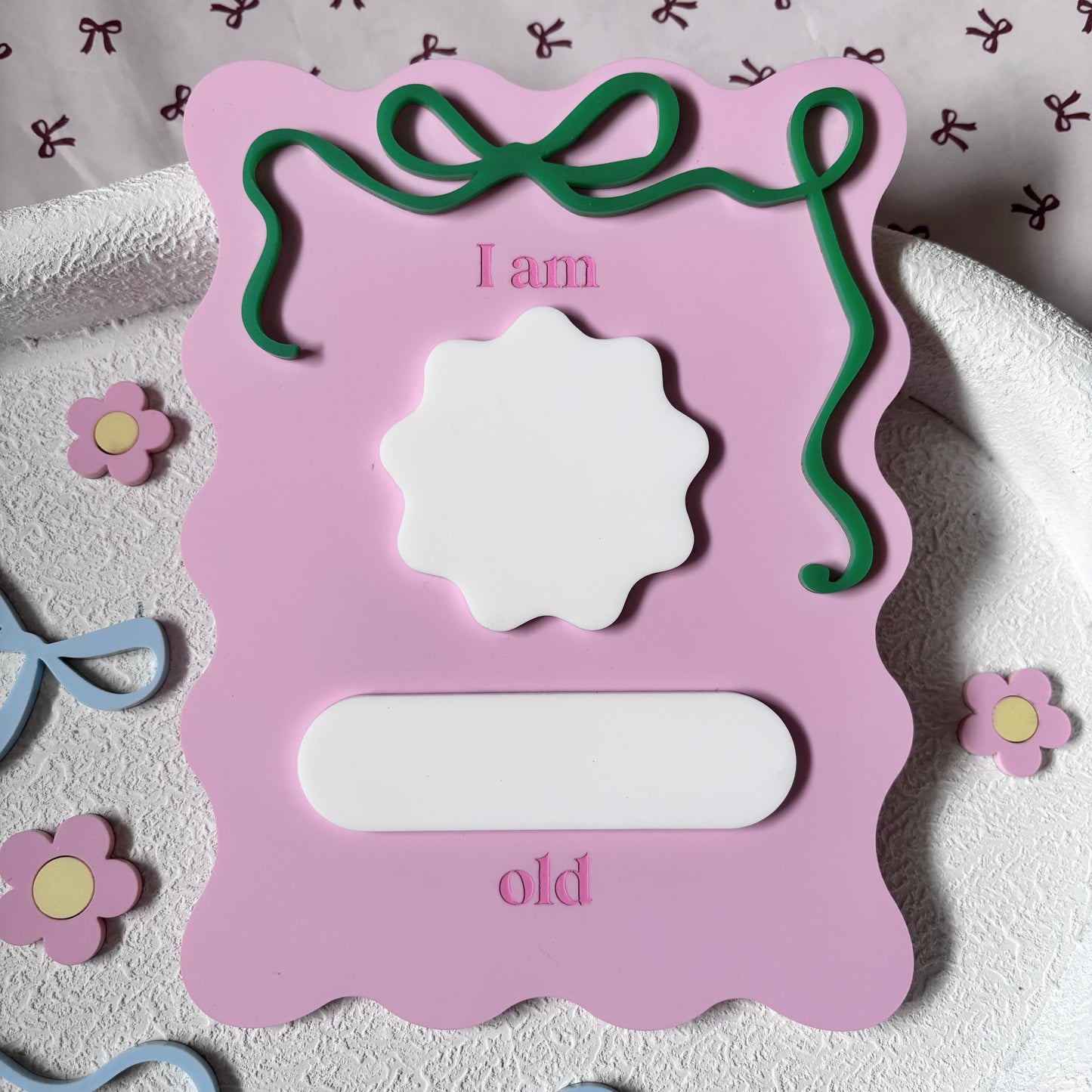 Age Bow Wavy Rectangle Board