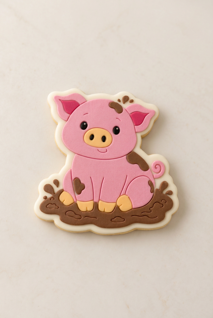 Muddy Pig Farm Animal Stamp & Cutter