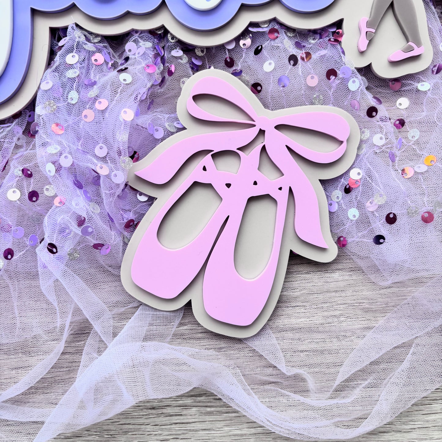 Ballerina Shoes Wall Sign