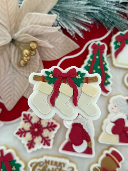 Le Monde de Mely | Classy Christmas – Christmas Stockings Cookie Stamp & Cutter