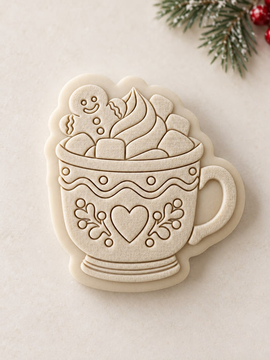 Le Monde de Mely | Gingerbread Christmas Cocoa Cookie Stamp