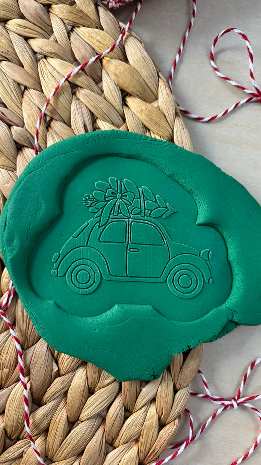 Le Monde de Mely | Christmas in Paris – Christmas Tree Car Cookie Stamp