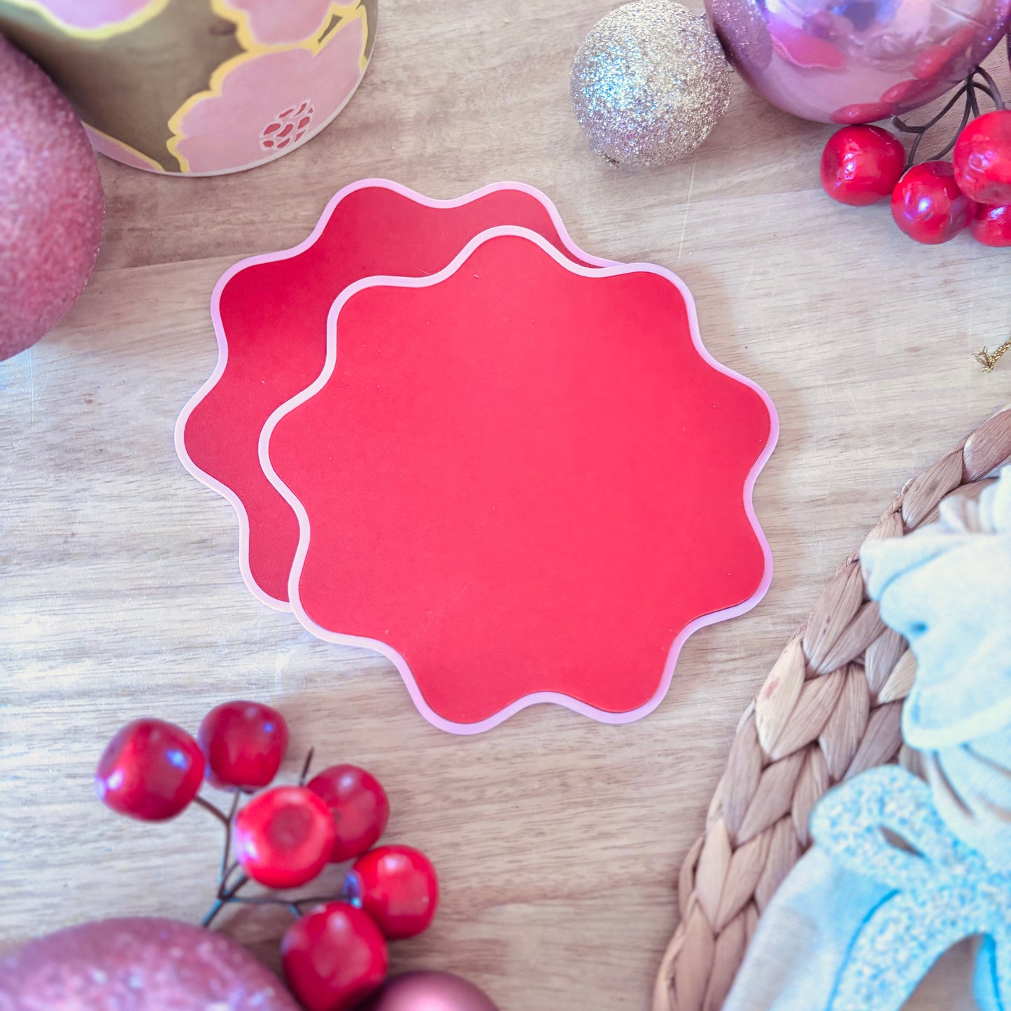 Wavy border Coasters