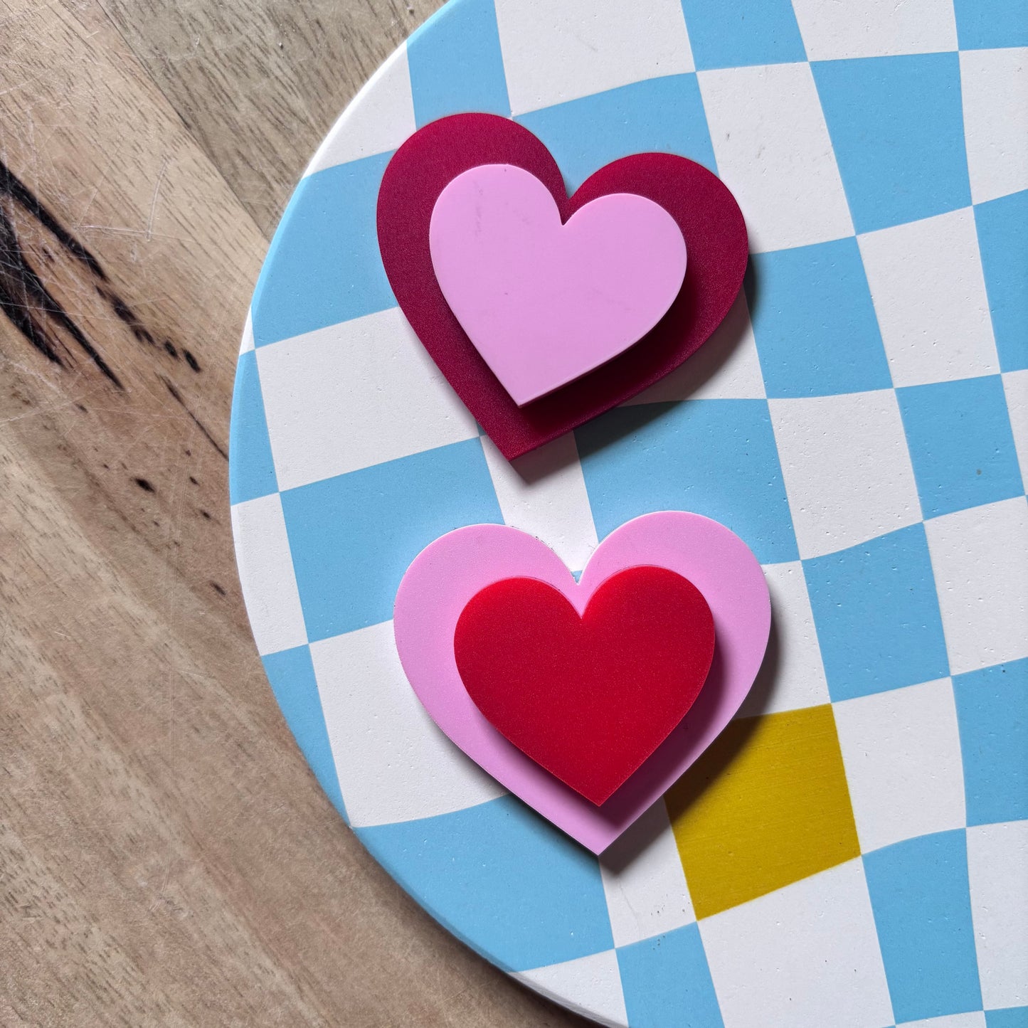 Layered Heart Charm