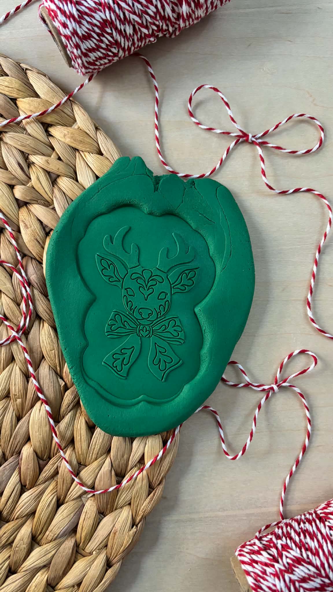 Le Monde de Mely | Christmas Toile – Reindeer Cookie Stamp