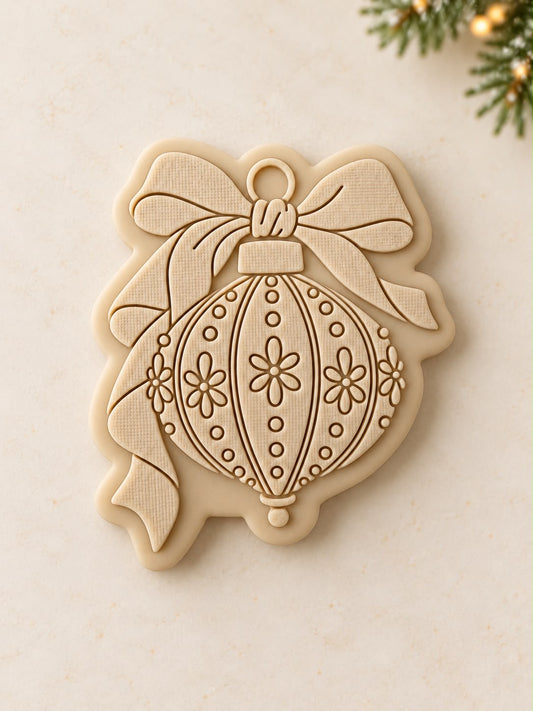 Le Monde de Mely | Classic Christmas – Decorative Bauble Cookie Stamp