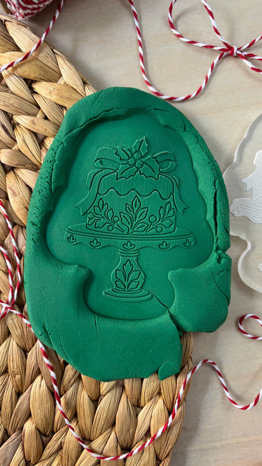 Le Monde de Mely | Christmas Toile – Christmas Cake Cookie Stamp