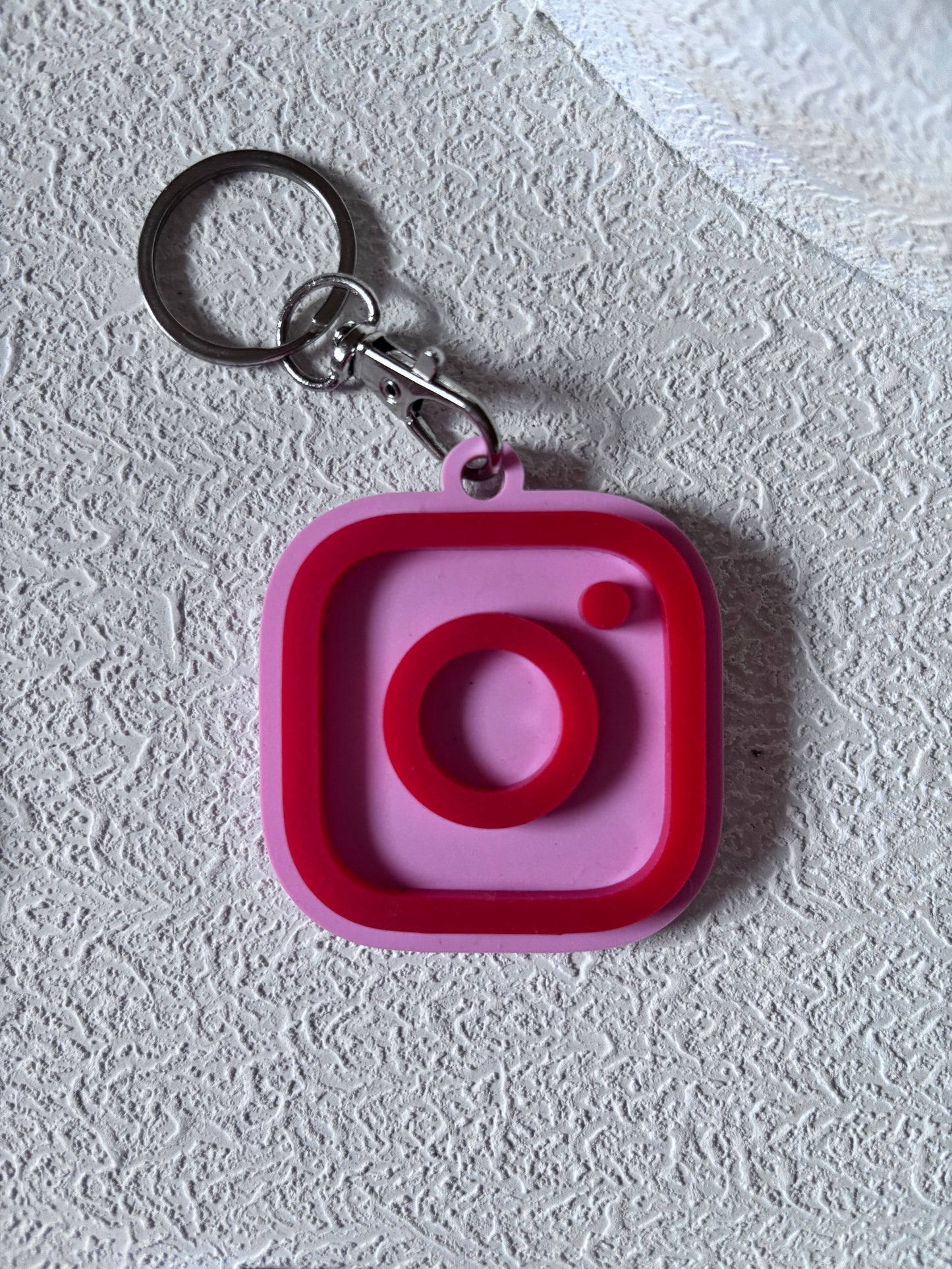 Instagram logo NFC Keyring