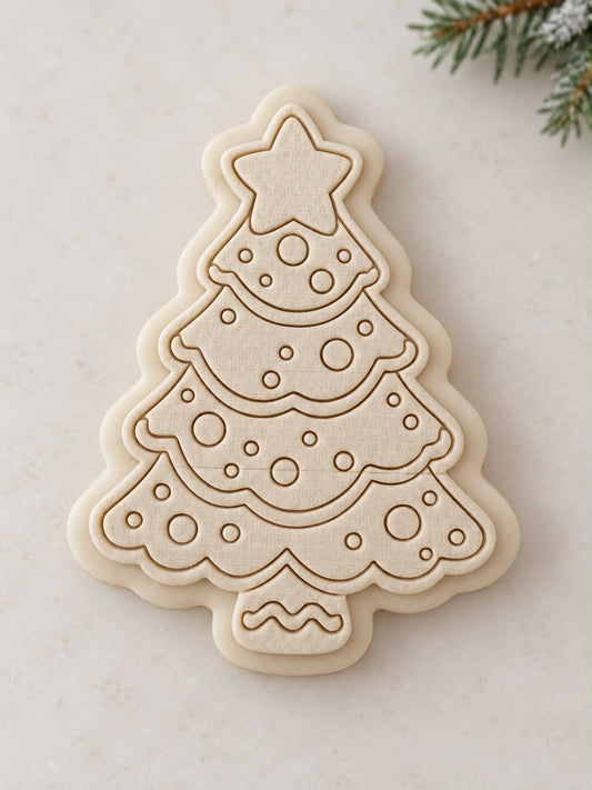 Le Monde de Mely | Gingerbread Christmas Tree Cookie Stamp