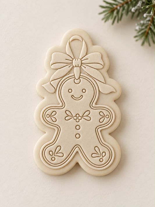 Le Monde de Mely | Classic Christmas –  Gingerbread Ornament Cookie Stamp