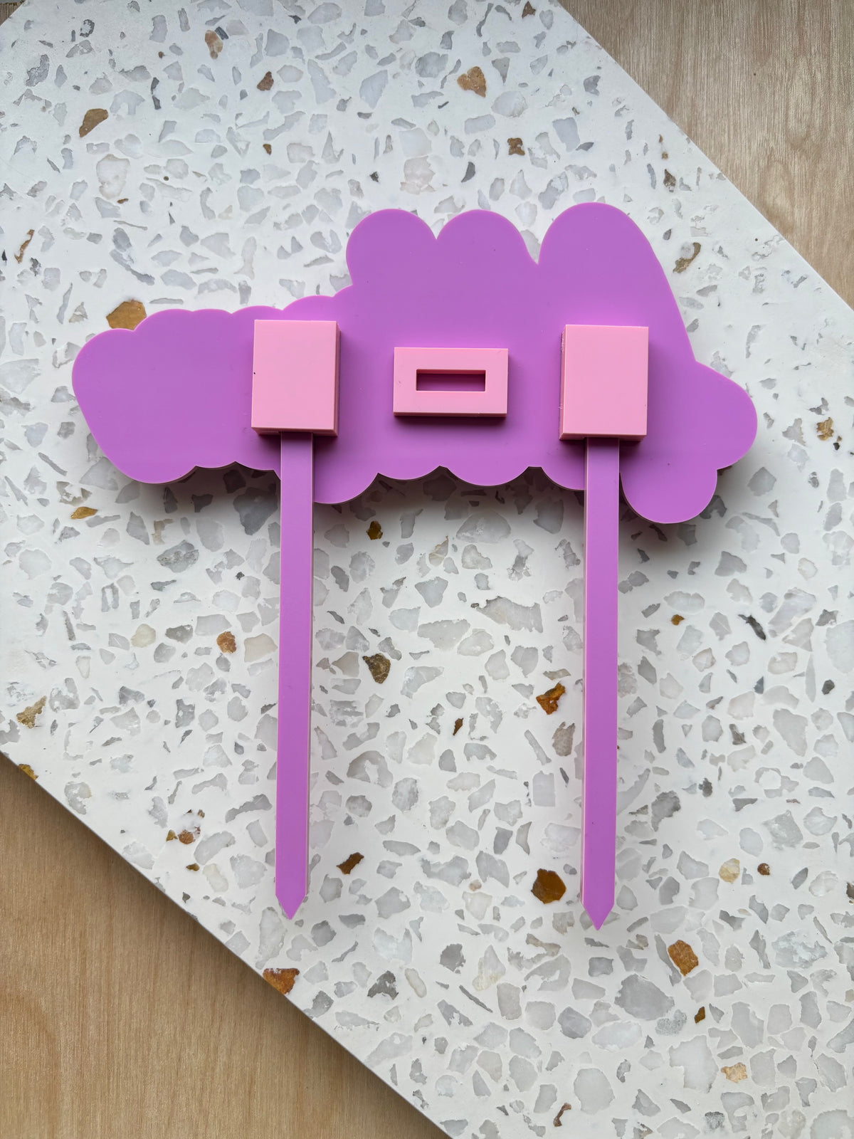 3 Layer Name Cake Interchangeable Topper Fropper