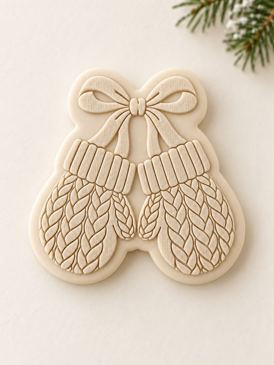 Le Monde de Mely | Classic Christmas –  Mittens Cookie Stamp