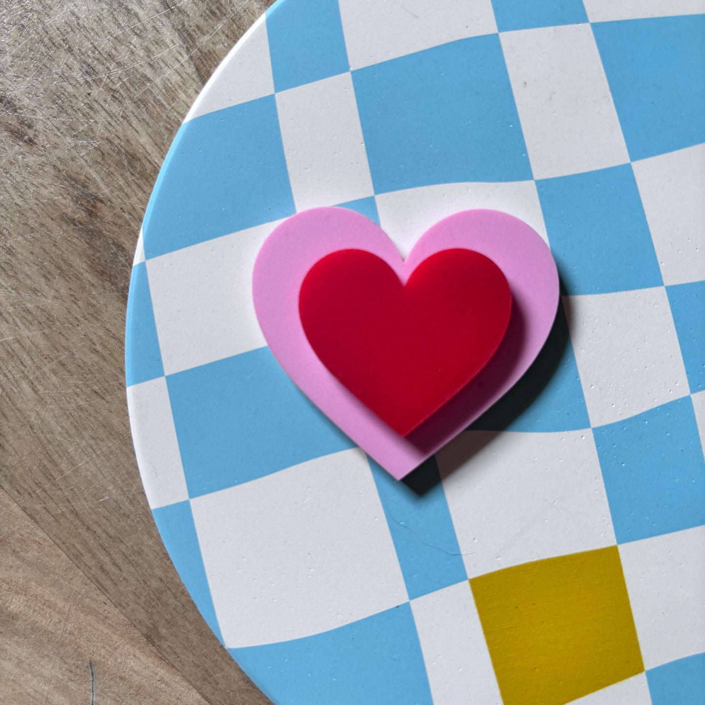 Layered Heart Charm