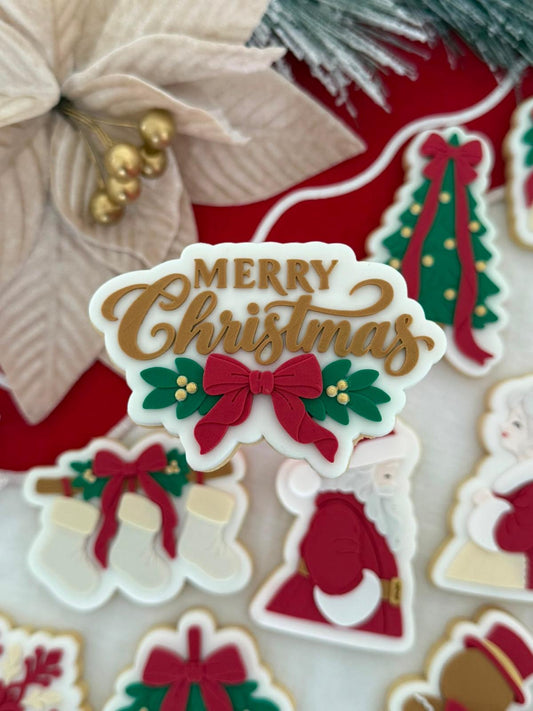 Le Monde de Mely | Classy Christmas – Merry Christmas Cookie Stamp & Cutter