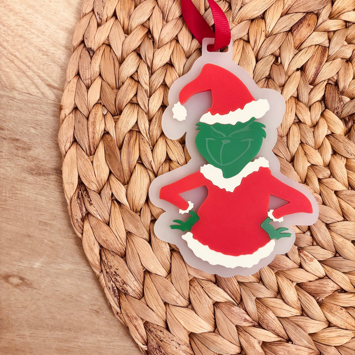 Christmas Grinch Ornament