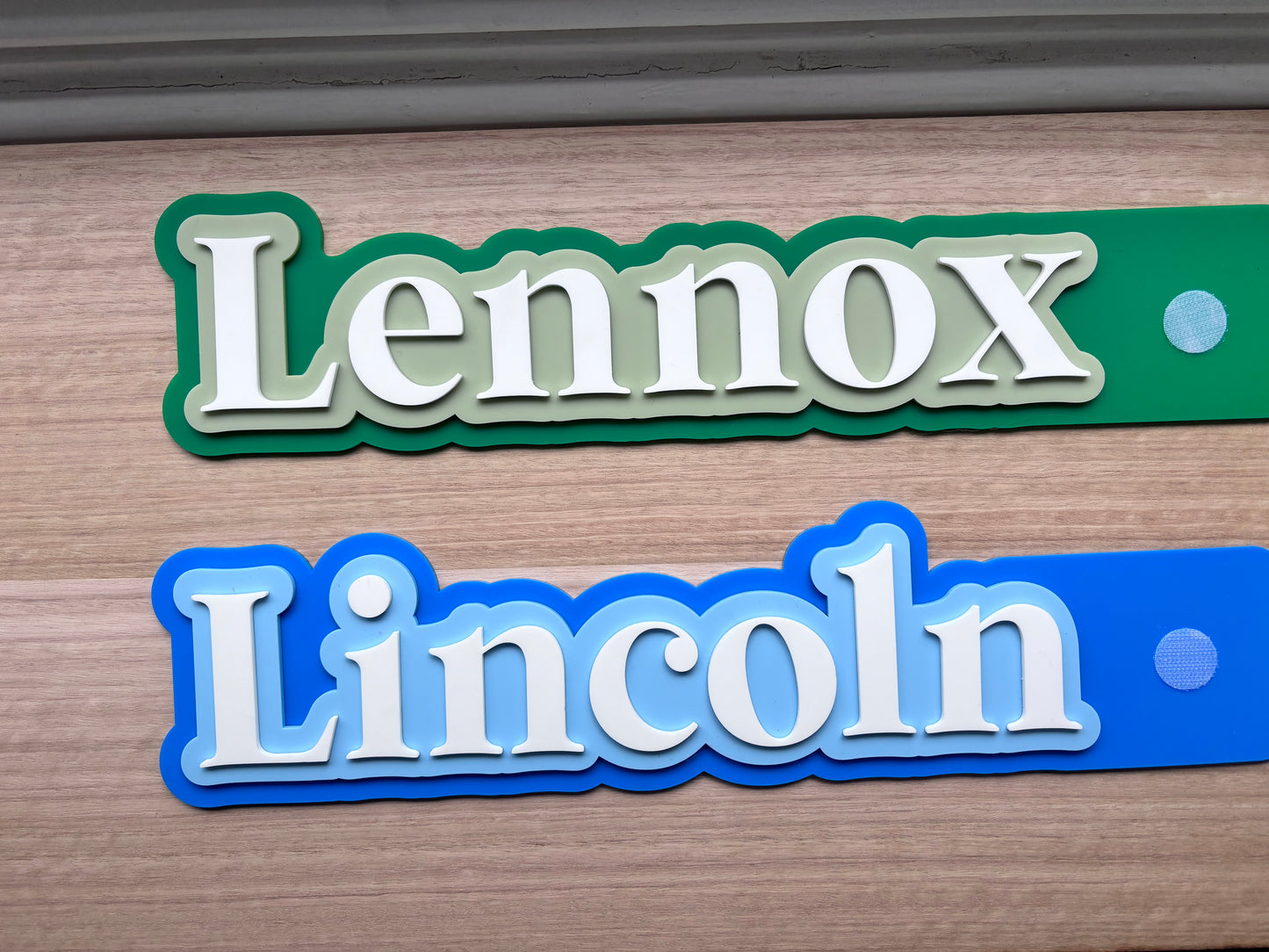 3 Layer Interchangeble Name Sign