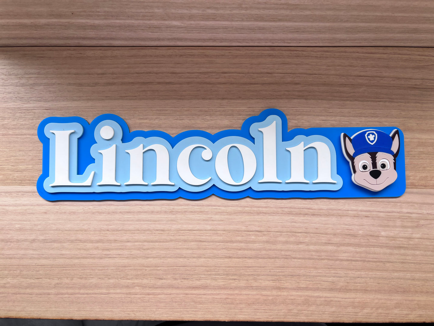 3 Layer Interchangeble Name Sign