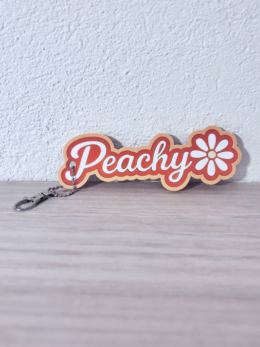 Flower Name Keyring