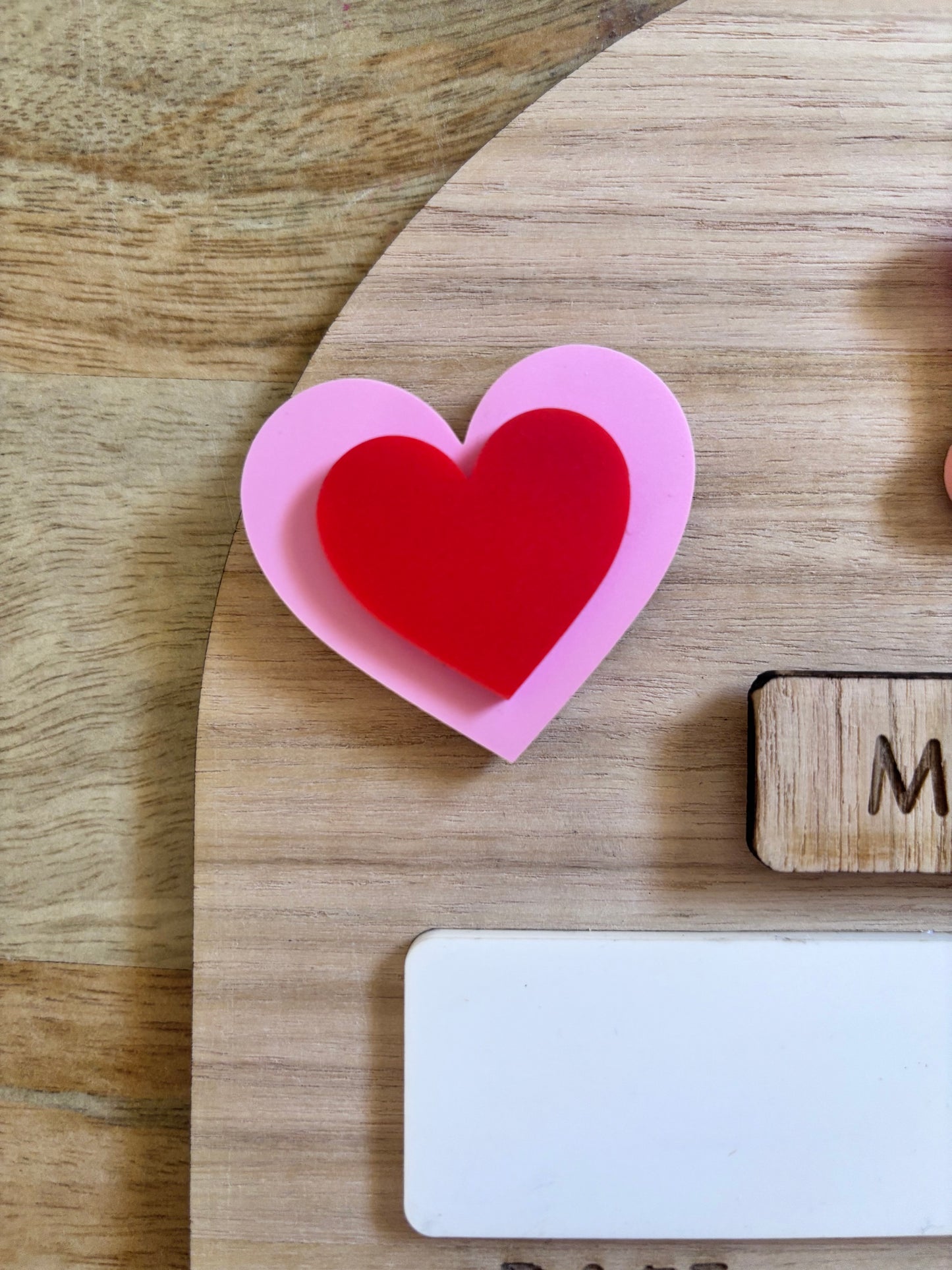 Layered Heart Charm
