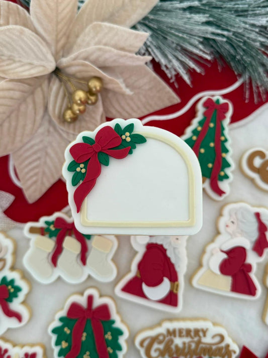 Le Monde de Mely | Classy Christmas – Christmas Name Frame Cookie Stamp & Cutter