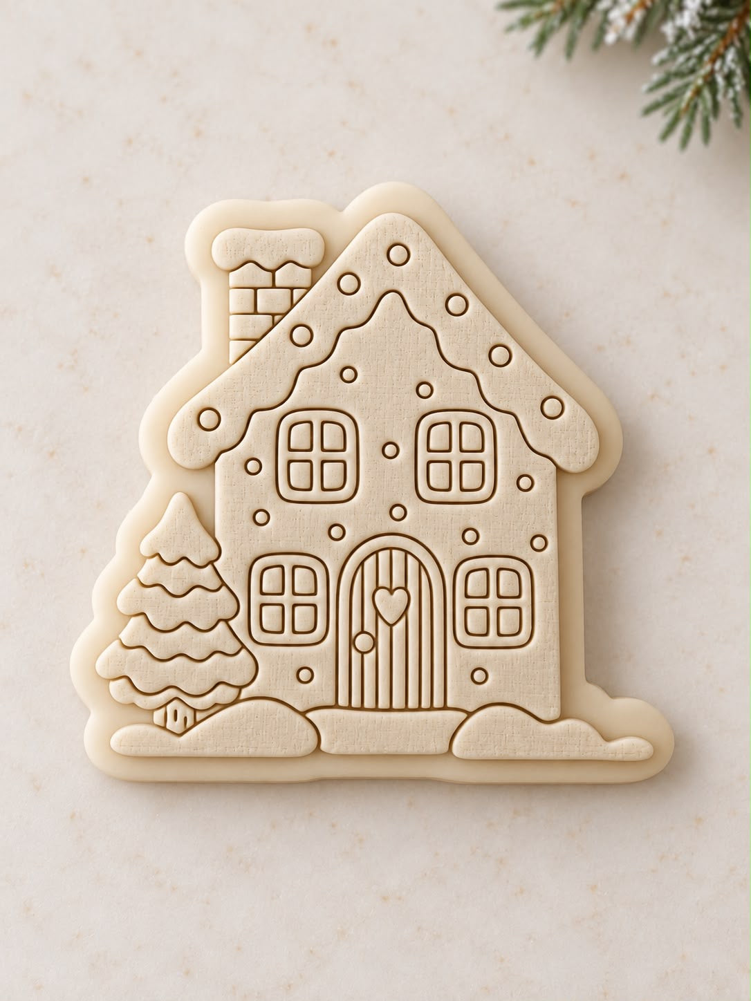 Le Monde de Mely | Gingerbread House Cookie Stamp