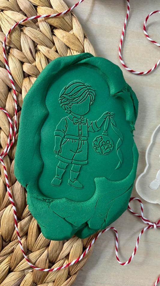 Le Monde de Mely | Christmas Toile – Bauble Boy Cookie Stamp