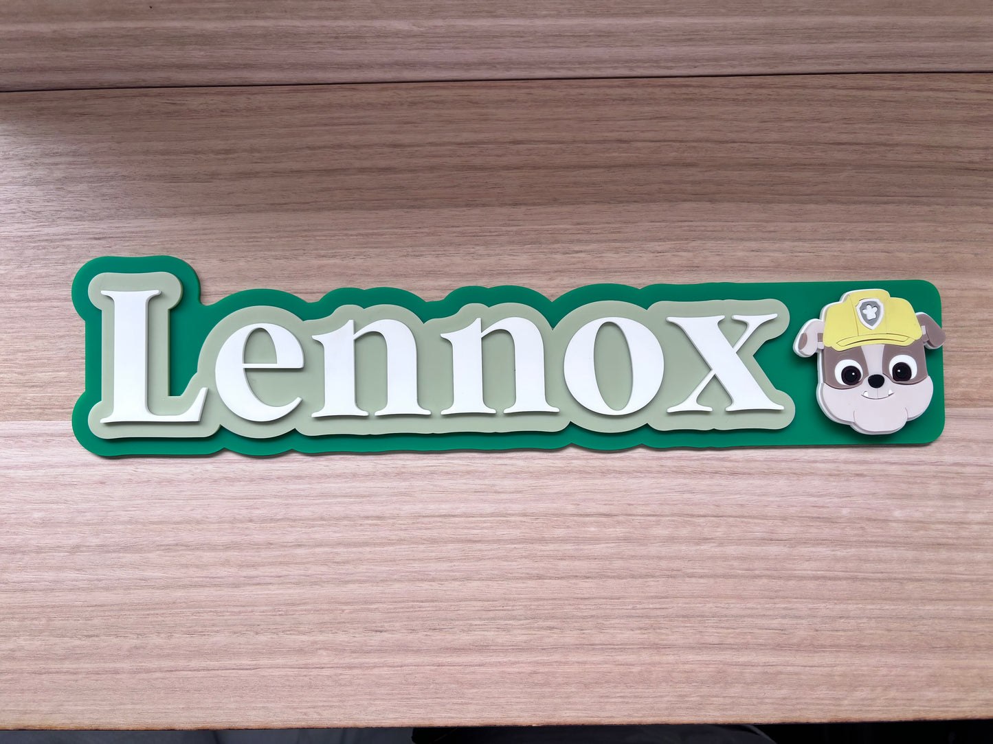 3 Layer Interchangeble Name Sign