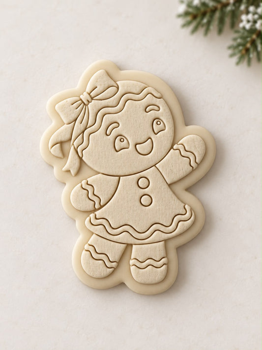 Le Monde de Mely | Gingerbread Girl Cookie Stamp