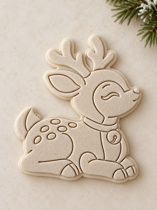 Le Monde de Mely | Classic Christmas –  Reindeer Cookie Stamp