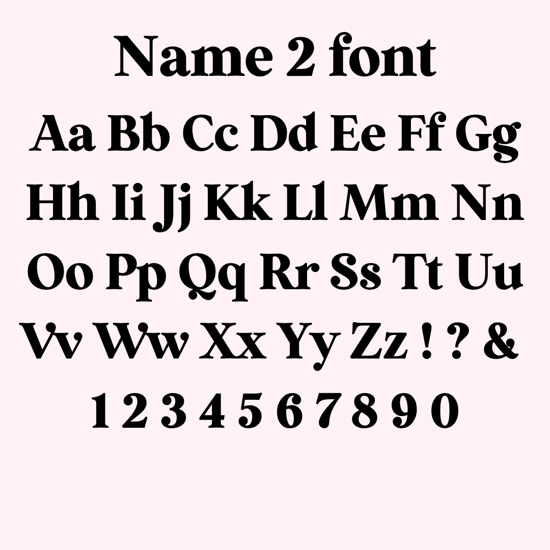 Reversible Name/Age Bow Wavy Rectangle Board