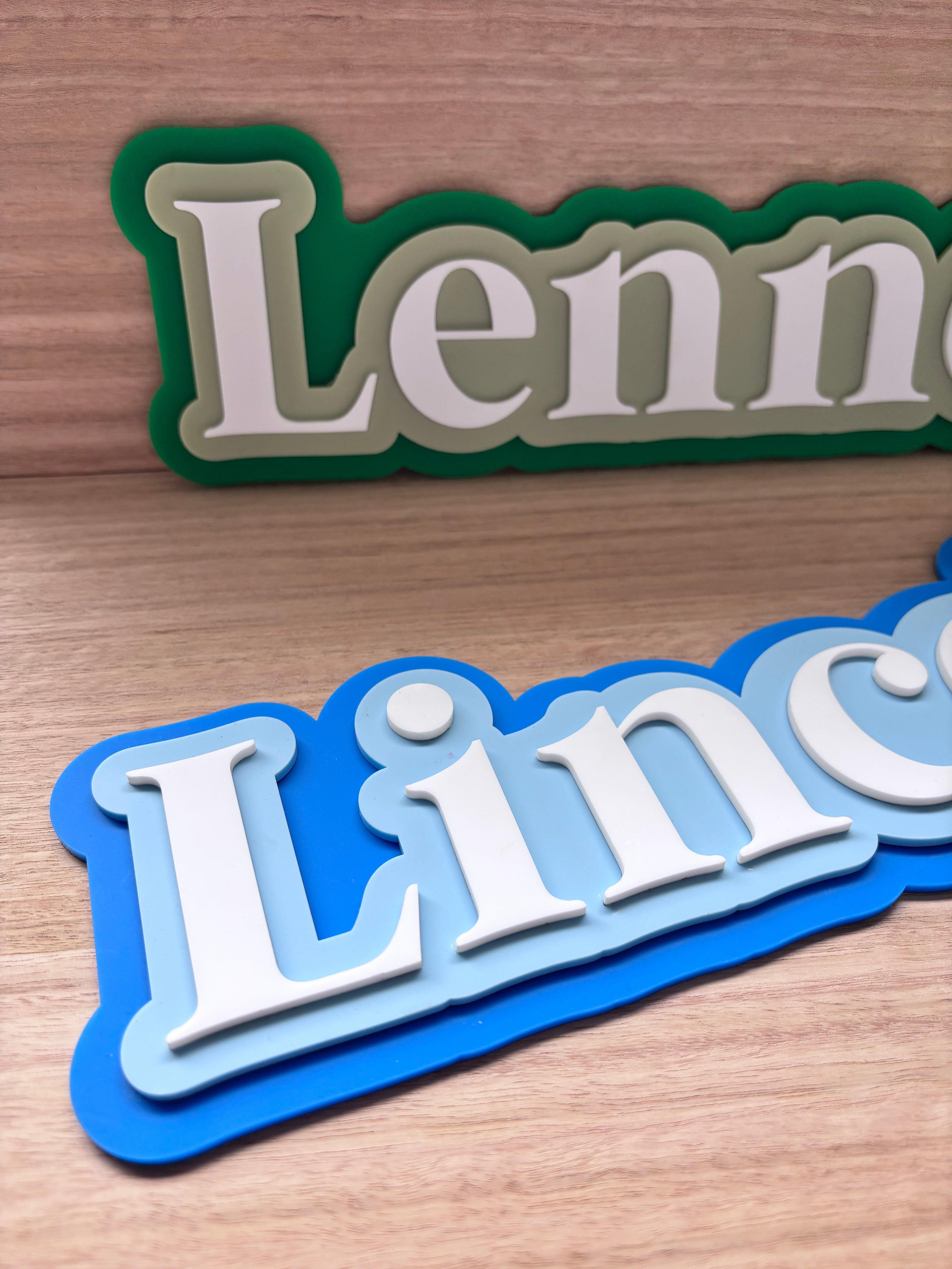 3 Layer Interchangeble Name Sign – The Laser Two Pty Ltd