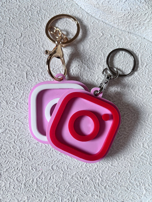 Instagram logo NFC Keyring