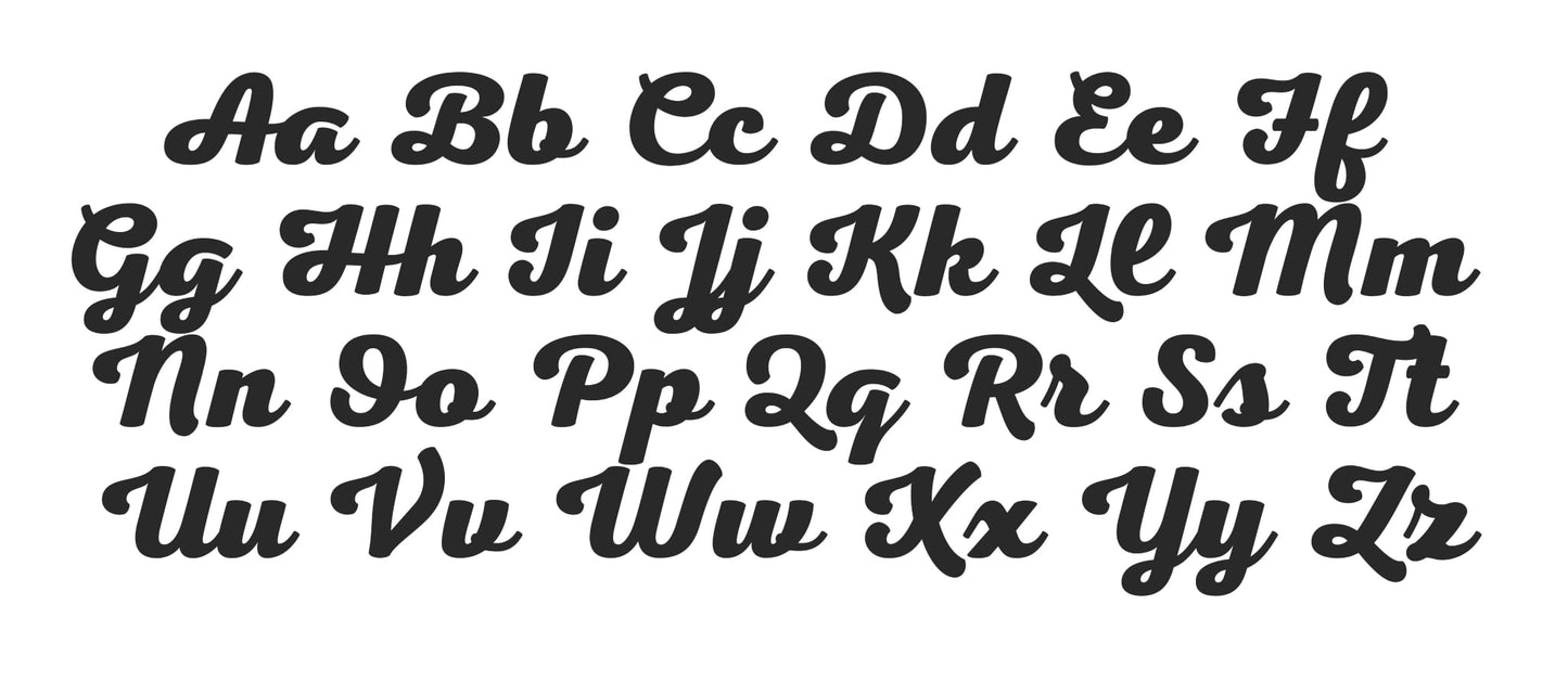 Wood Single Name Sign