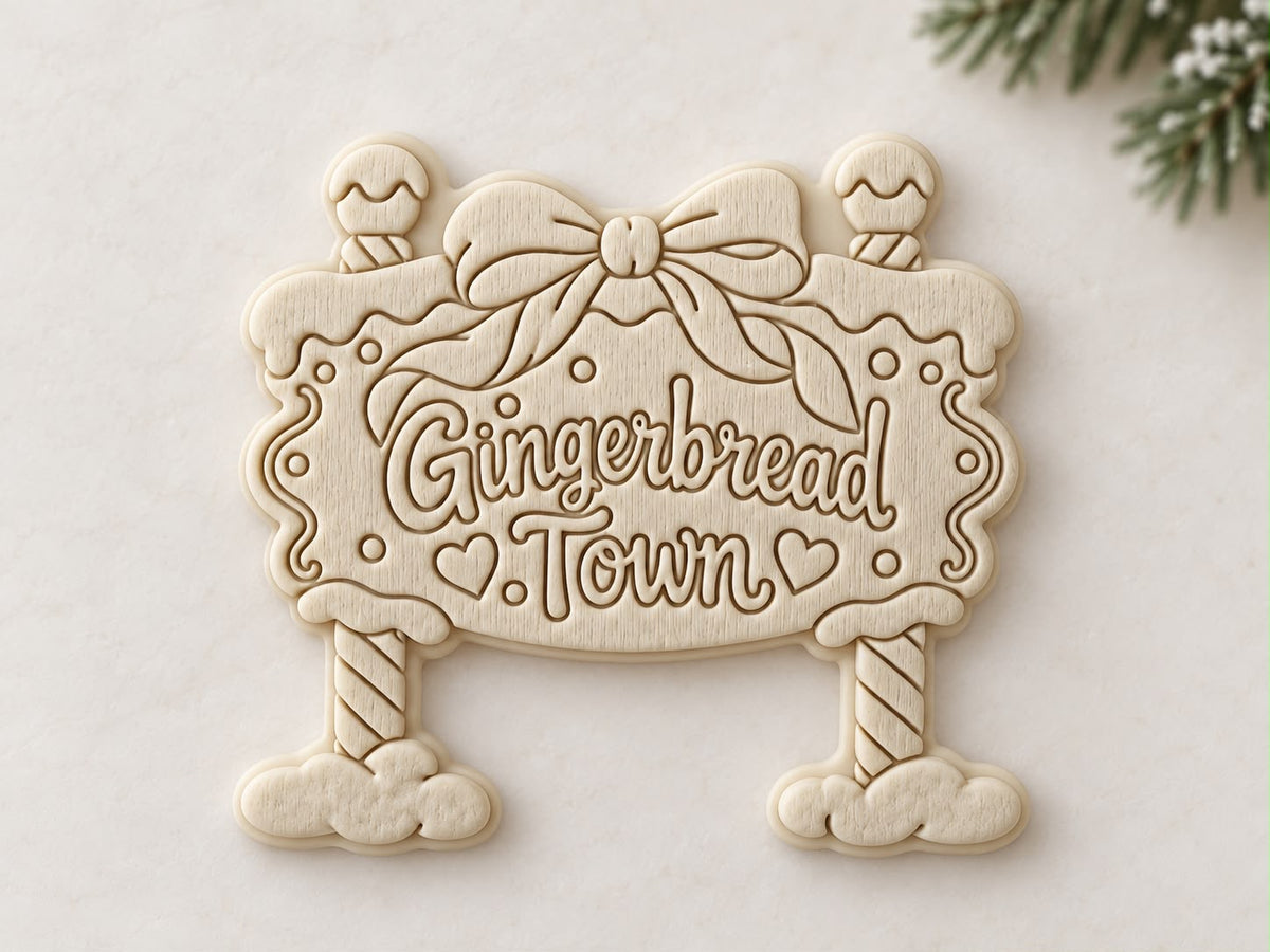 Le Monde de Mely | Gingerbread Town Cookie Stamp