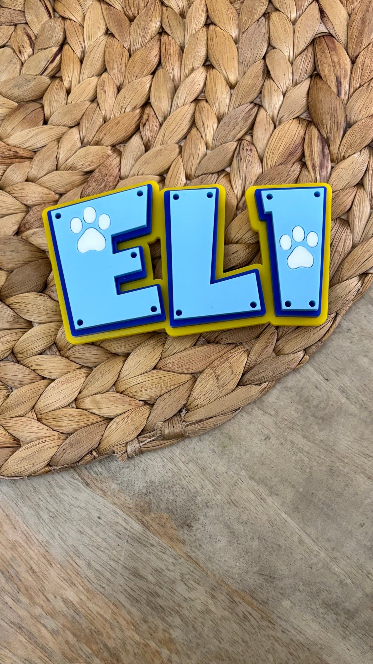 Themed Name Topper