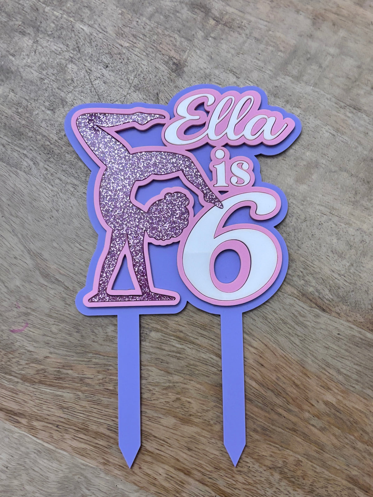 Gymnast Cake Topper