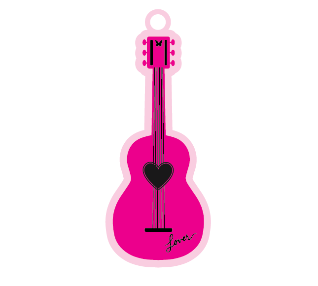 Lover Guitar Keyring