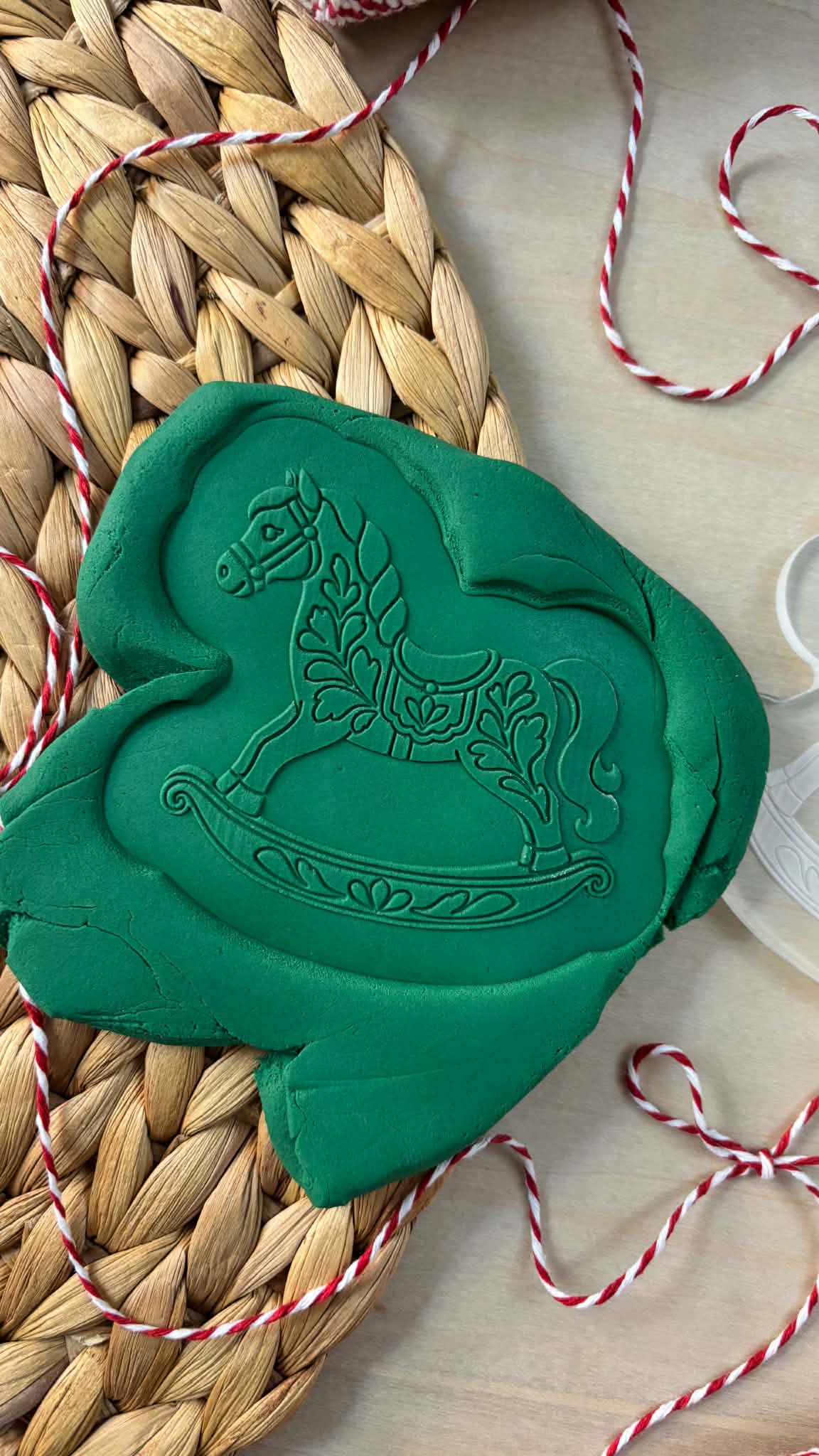 Le Monde de Mely | Christmas Toile – Rocking Horse Cookie Stamp