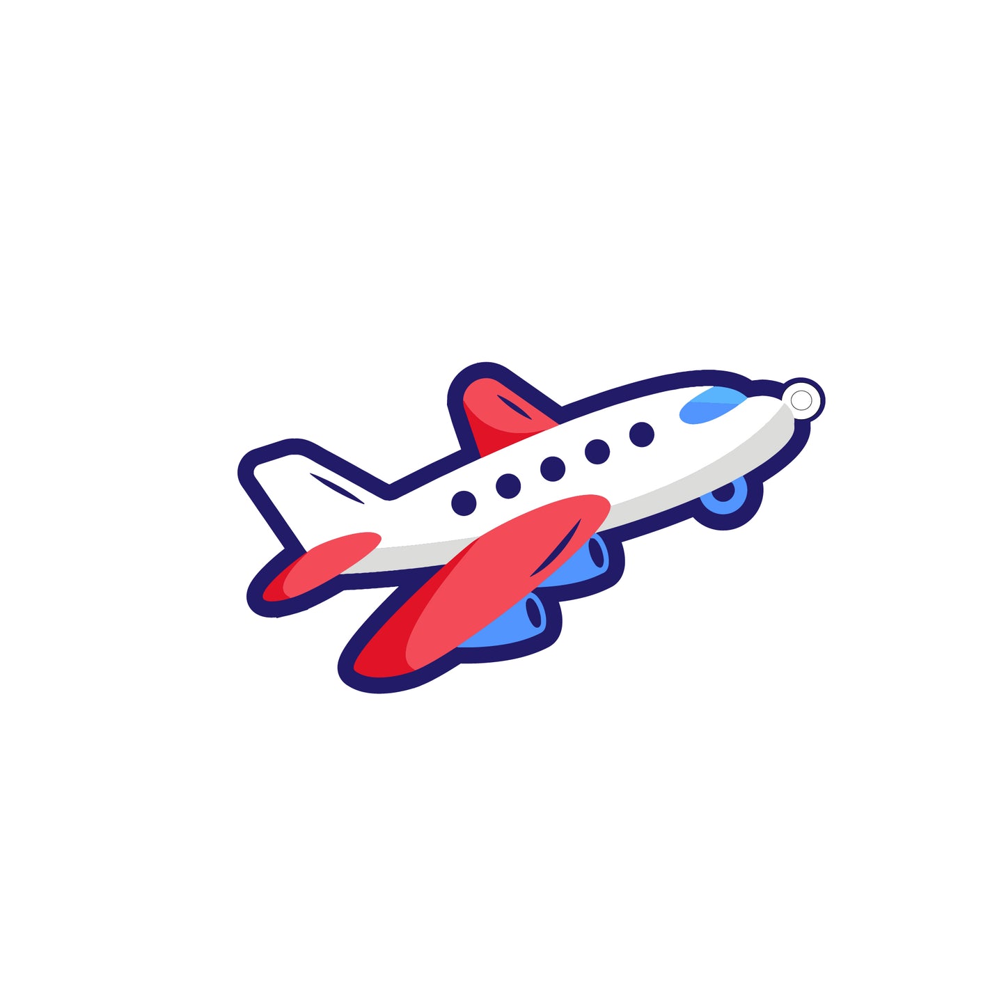 Plane Keyring