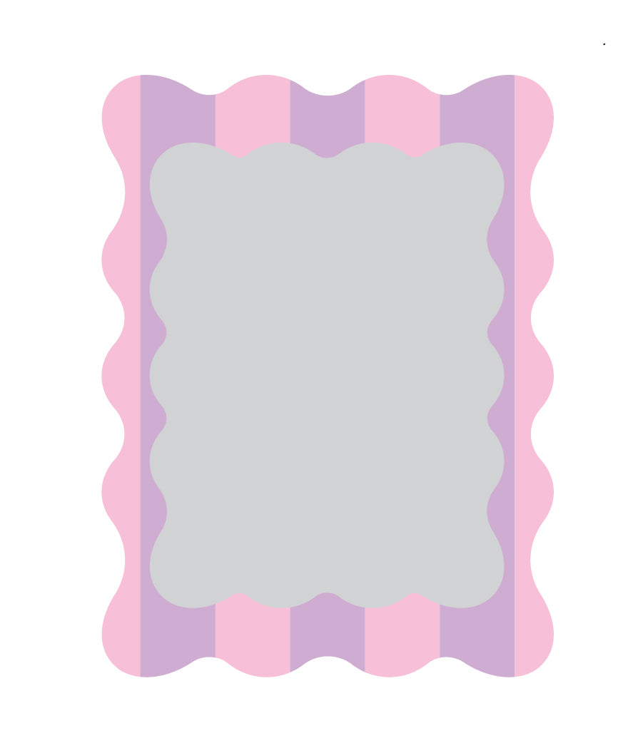 Bold Wavy Stripe Mirror